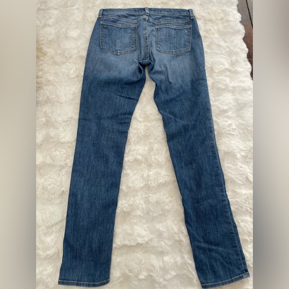 RAG & BONE WOMENS 29 PRESCOTT SEXY SKINNY JEANS 5-POCKET STYLE CLASSIC MED WASH - Picture 3 of 5